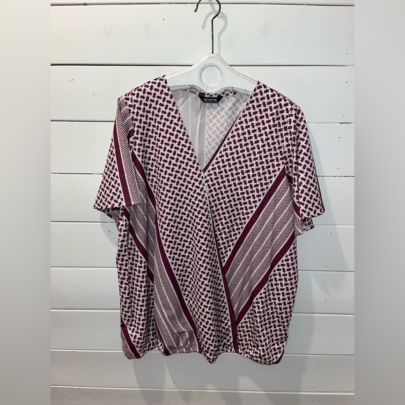 NWOT: Bold Geo-Print BloomChic Top – Plus Size US 18-20 ❤️ - Picture 11 of 11